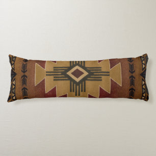 Native American Pattern Body Pillow