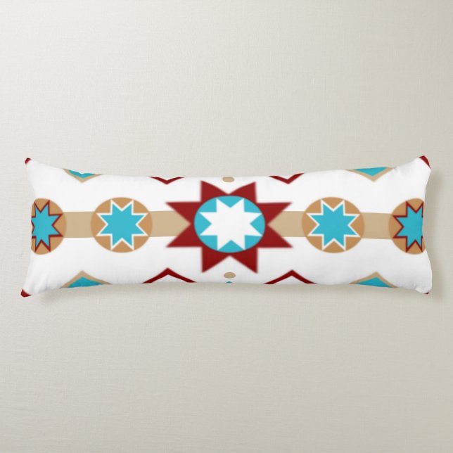 Native American Pattern Body Pillow (Front)