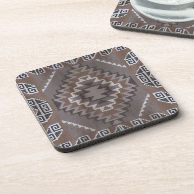 Native American Pattern Coaster (Left Side)