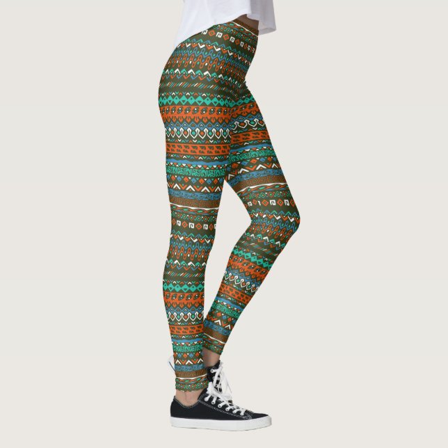 Native American  Pattern Leggings (Right)
