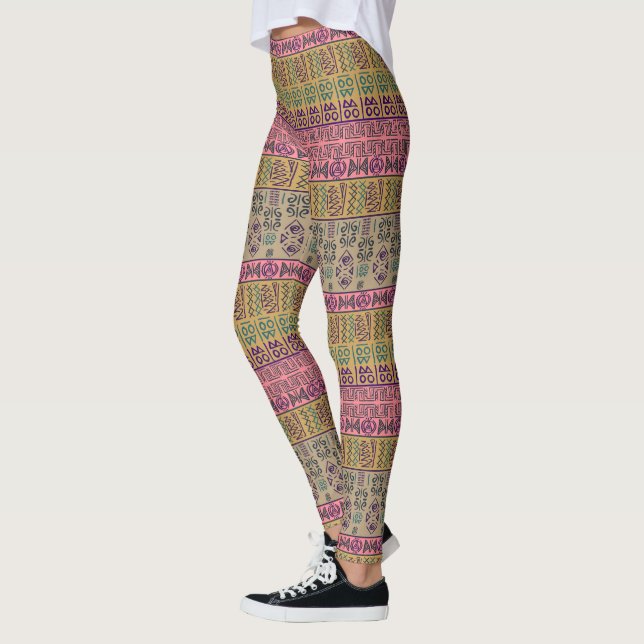 Native American Pattern Leggings (Left)