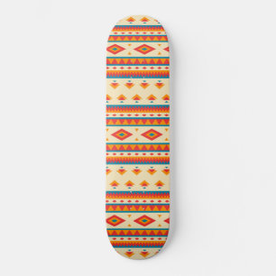 Native American Pattern Skateboard