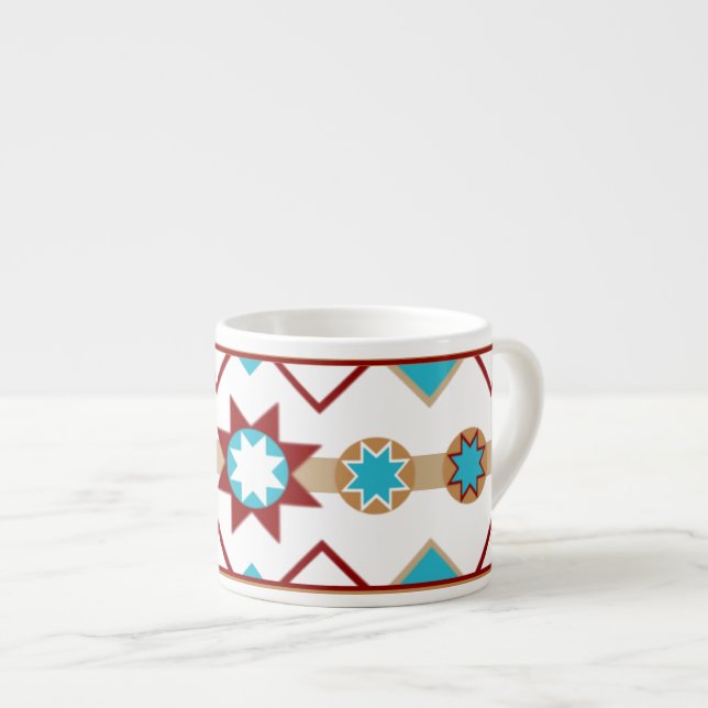 Native American Pattern Specialty Mug (Front Right)