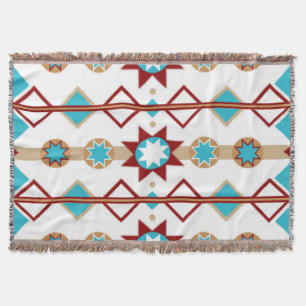 Native American Pattern Throw Blanket