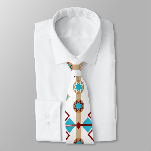 Native American Pattern Tie (Tied)