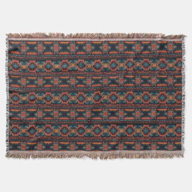 Native American Pendleton Throw Blanket (Front)