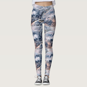 native american petroglyph leggings