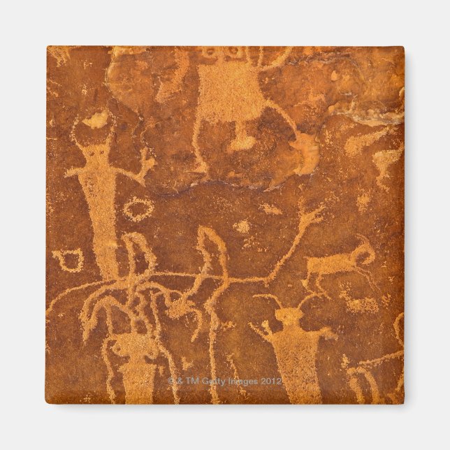 Native American petroglyphs, Rochester Panel, Magnet (Front)