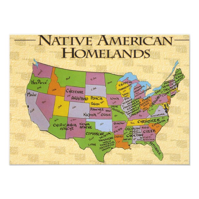 Native American  Photo Print (Front)