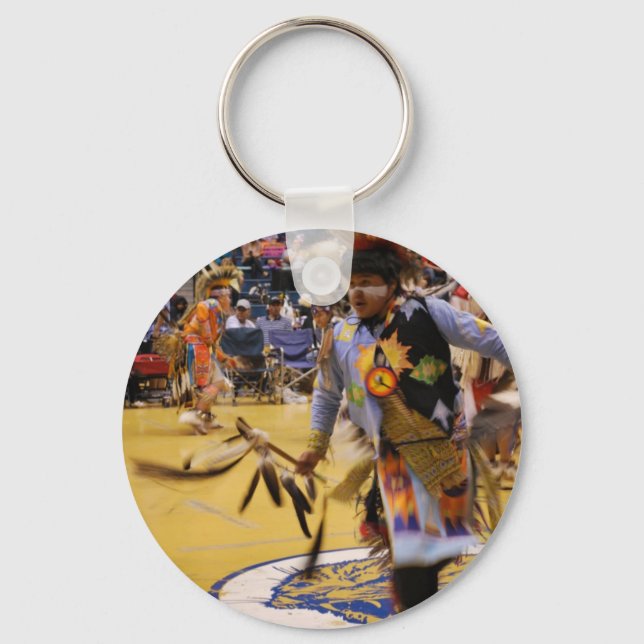 Native American PowWow Dance Keychain (Front)