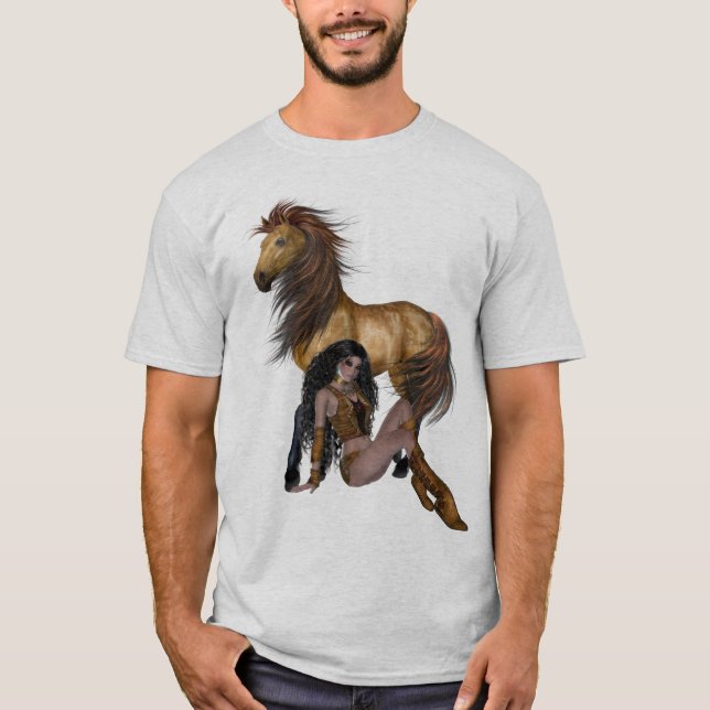 Native American Princess and Horse Shirt (Front)
