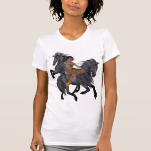 Native American Princess and Stallions Shirt