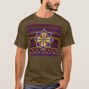 Native American Purple Mandala African Eagle Triba T-Shirt