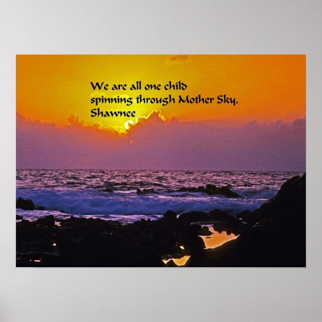 Native American Quotes Poster (Front)