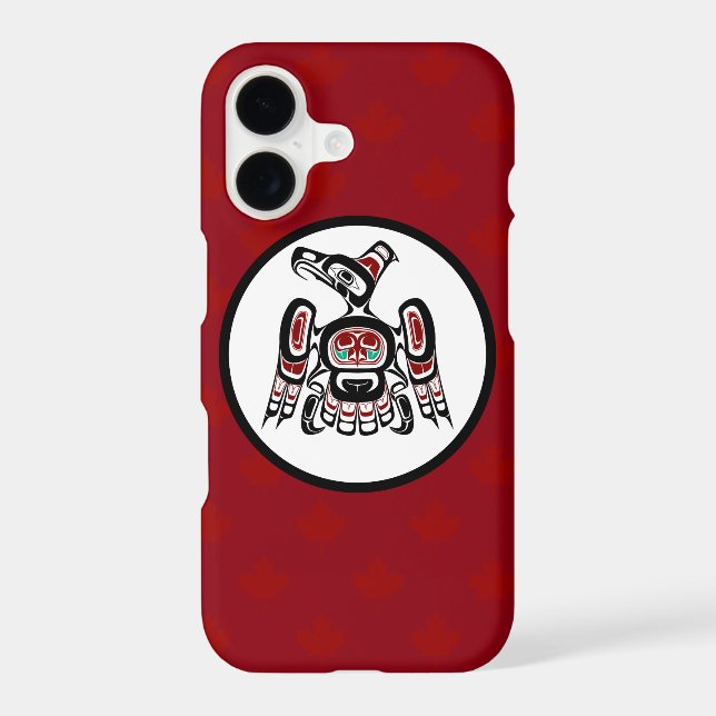 Native American Red Black Kaigani Thunderbird (Back)