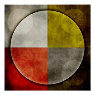 Native American Sacred Hoop Poster