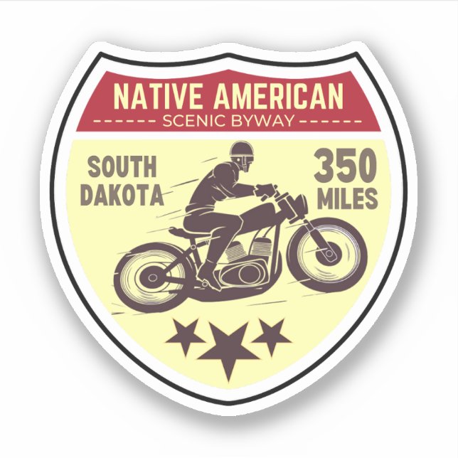 Native american scenic byway Motorcycle road trip  (Front)