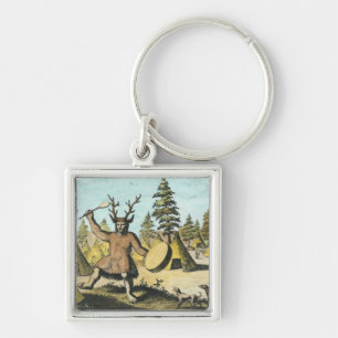 Native American Shaman Keychain