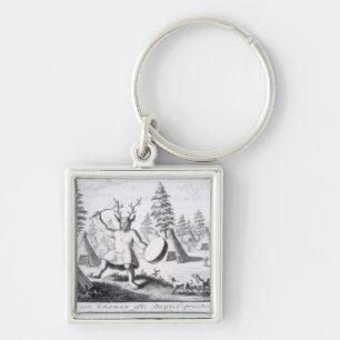 Native American Shaman Keychain