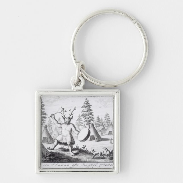 Native American Shaman Keychain (Front)