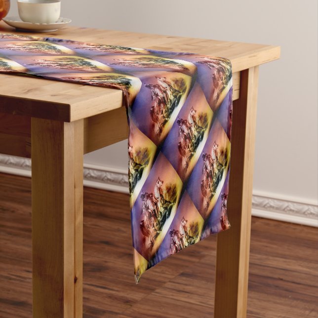 Native American Short Table Runner (In Situ)