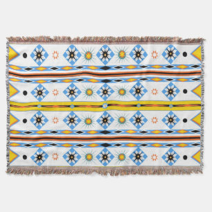 Native American Shoshone Throw Blanket