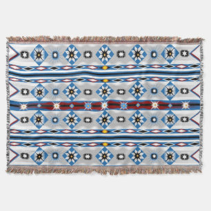 Native American Sioux Throw Blanket