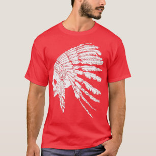 Native American Skull side view T-Shirt