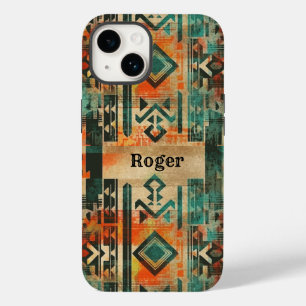 Native American Southwest Aztec Personalized Case-Mate iPhone 14 Case