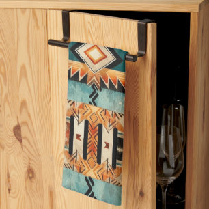 Native American Southwest Design Personalized Kitchen Towel