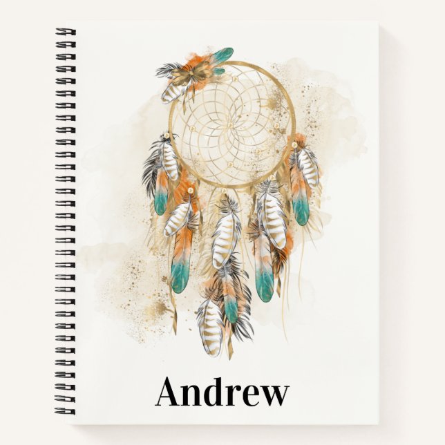 Native American Spiral Notebook (Front)