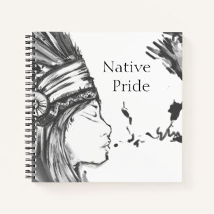 Native American Spiral Sketchbook Notebook