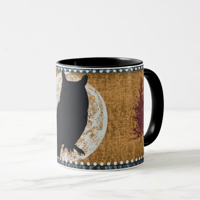 Native American Spirit Owl Mug (Front Right)