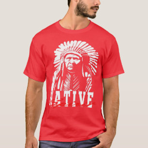 Native American Spirit Shief Sitting Bull T-Shirt