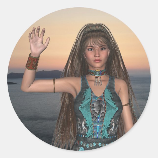 Native American Sticker (Front)