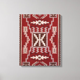 Native American Storm Pattern Canvas Print