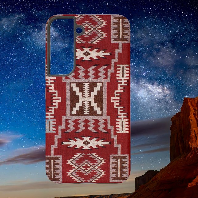 Native American Storm Pattern  Samsung Galaxy S22 Case (Phone Case Native American Storm Pattern Samsung)