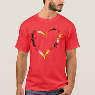 Native American Strong Indigenous Woman Heart T-Shirt