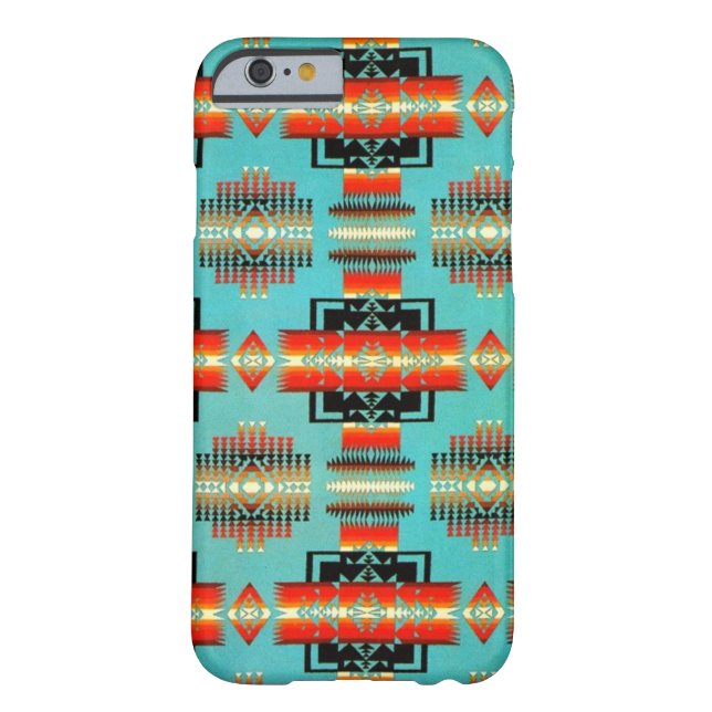 Native American Style Blanket Wrapped Phone Case (Back)