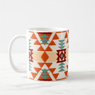 Native American Style Geometric Seamless Coffee Mug