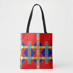 Native American Style Tribal Patterned Tote