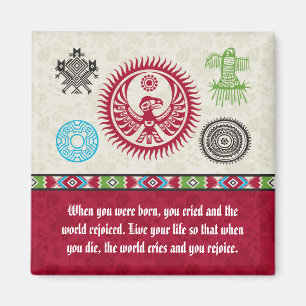 Native American Symbols and Wisdom - Phoenix Magnet