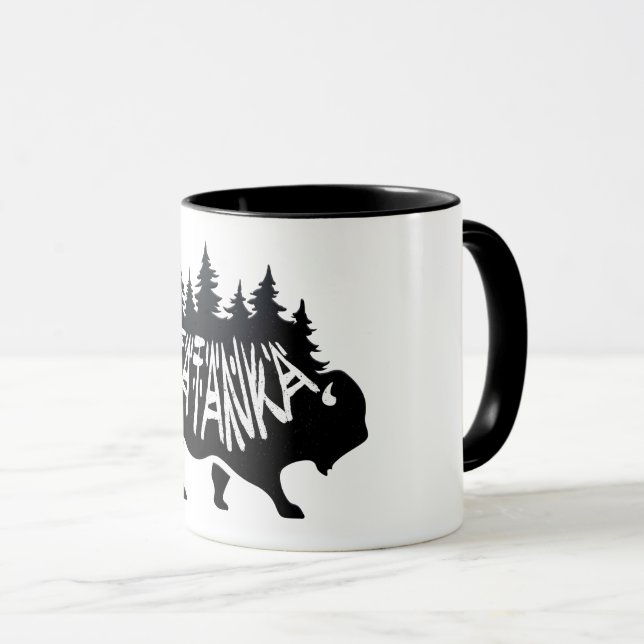 Native AMerican Tatganka Mug (Front Right)