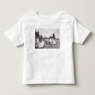 Native American Teepee Camp, Montana, c.1900 (b/w Toddler T-shirt
