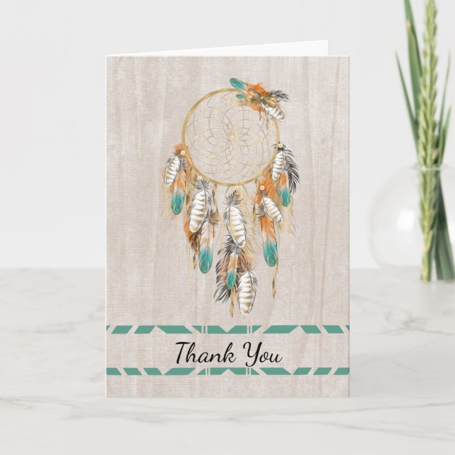 Native American Thank You with Dream Catcher (Front)