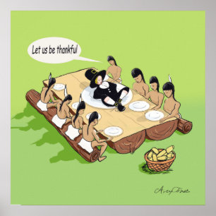 Native American Thanksgiving Poster