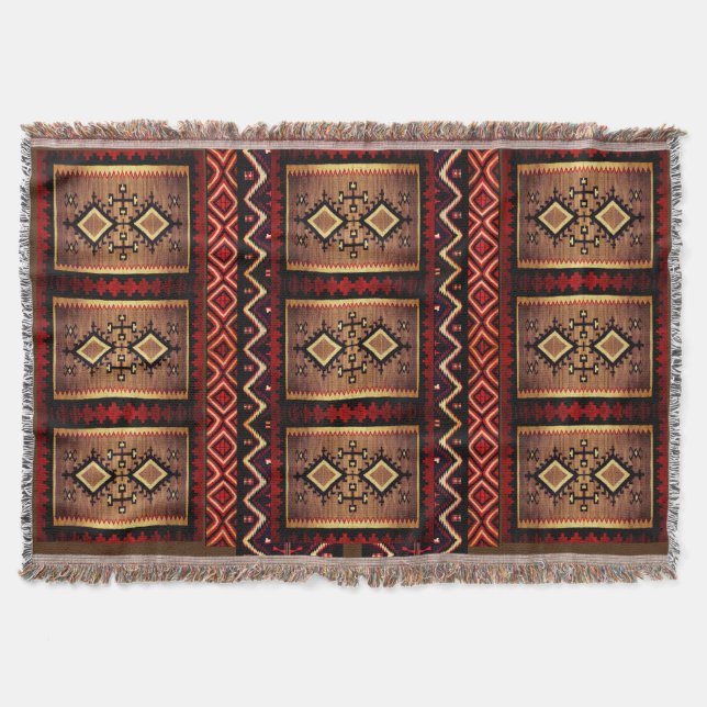 Native American Throw Blanket (Front)