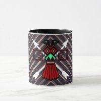 Native American Thunderbird Petroglyph Symbol