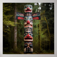 Native American Totem Pole