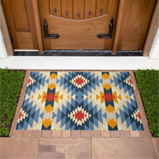 Native American Tribal Art Doormat